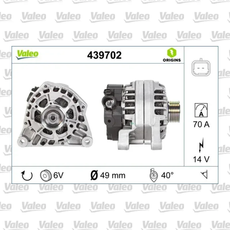 Alternatör VALEO 439702 – Peugeot / Citroen