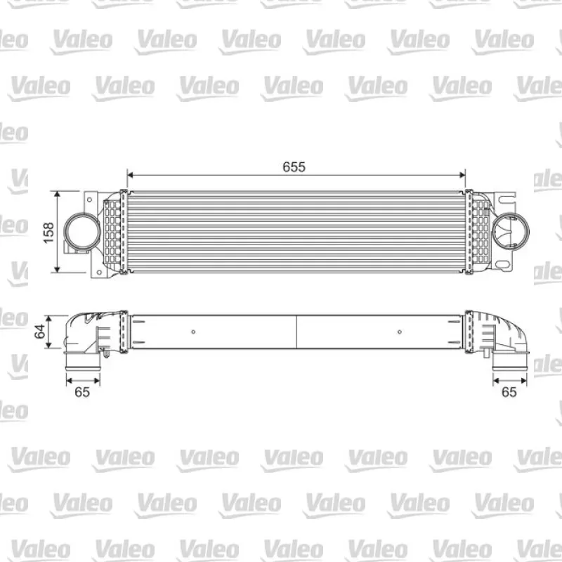 Ford Mondeo 2.0 TDCi Turbo Radyatörü – VALEO 818687