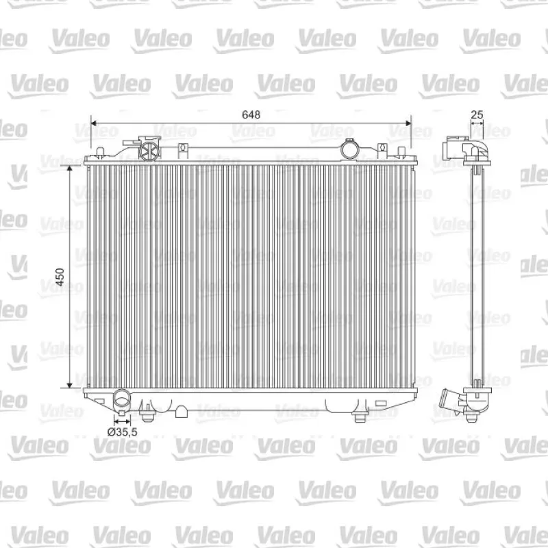 Su Radyatörü VALEO 701615 – Ford / Mazda