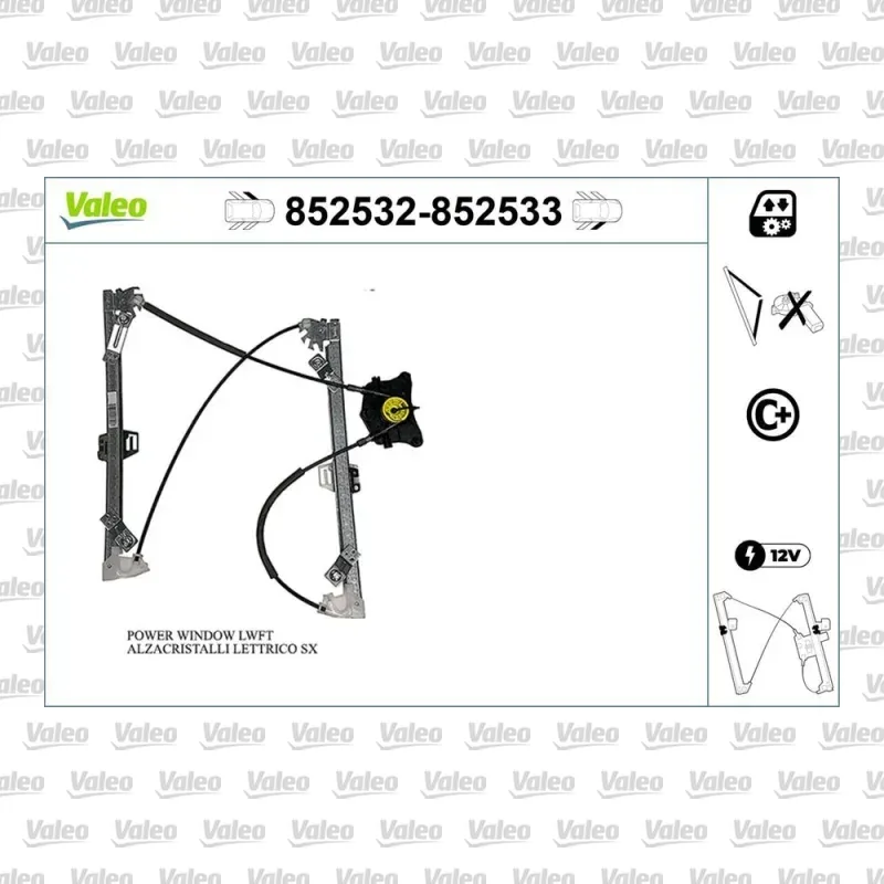 Cam Krikosu Ön Sol VALEO 852532 – Seat / Skoda
