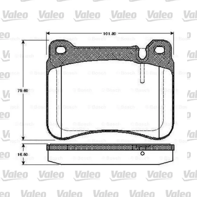 Fren Disk Balata Ön VALEO 670159 – Mercedes-Benz C 200