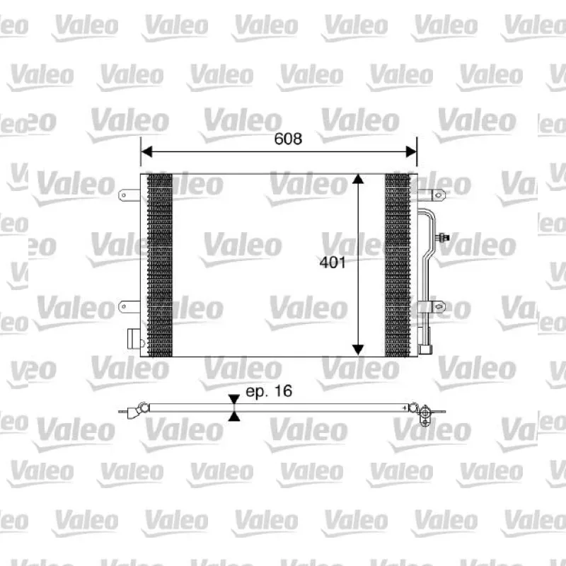 Klima Radyatörü VALEO 817569 – Audi A4 / A6