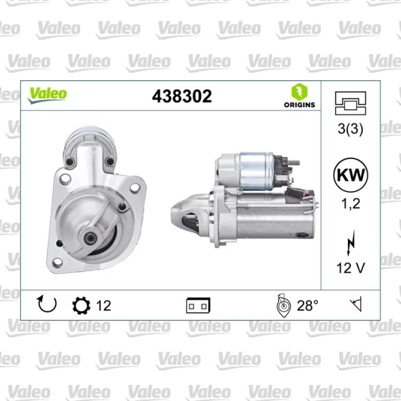 Marş Dinamosu VALEO 438302 – Ford / Volvo
