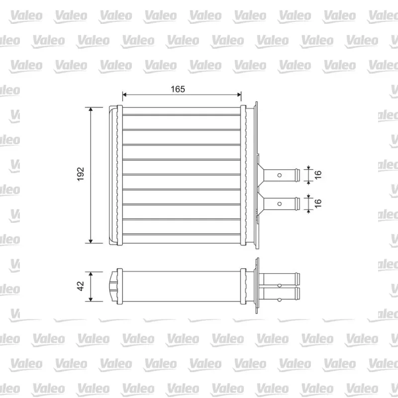 Kalorifer Radyatörü VALEO 812145 – Fiat Punto