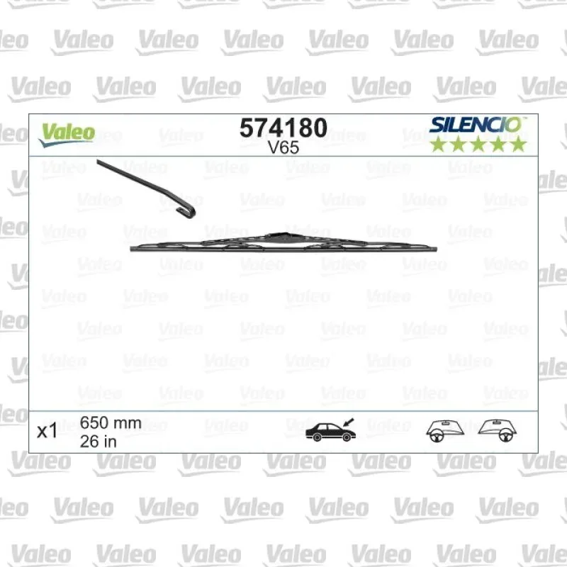 Silecek Süpürgesi Ön Muz Tip VALEO 574180