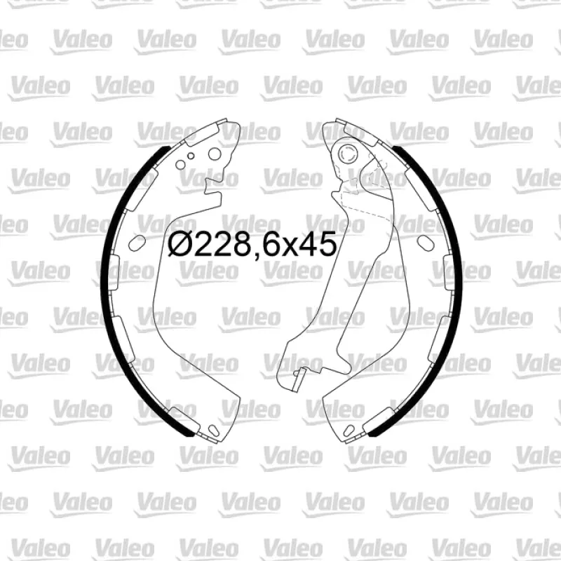 Kia Sportage 2.0 16V Arka Fren Pabucu – VALEO 564290