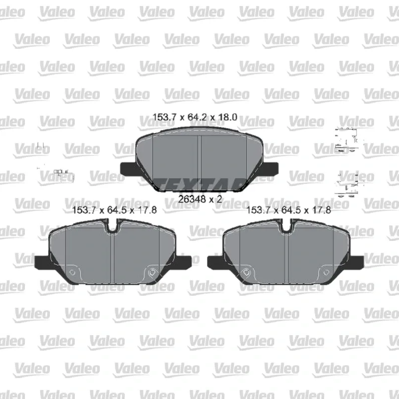 Fren Disk Balata Ön VALEO 672081 – Volkswagen / Opel