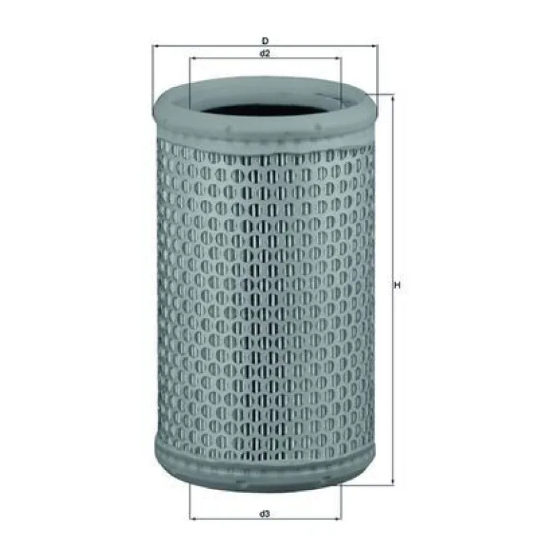Hava Filtresi MAHLE LX 646/1 – RENAULT CLIO / KANGOO / TWINGO