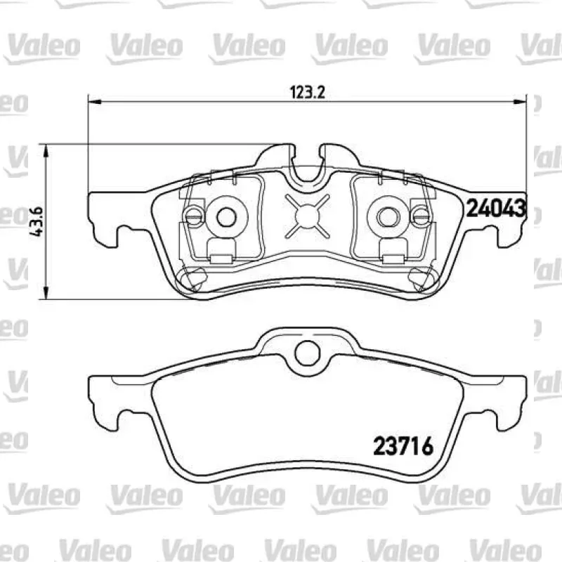 Fren Disk Balata Arka VALEO 670643 – MINI Cooper