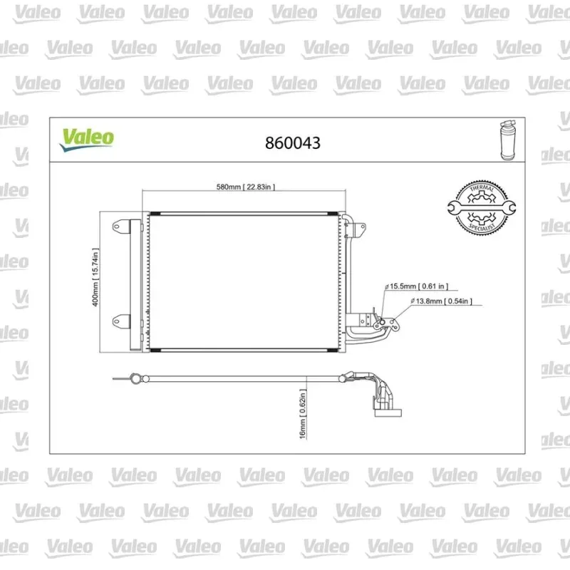 Klima Radyatörü VALEO 860043