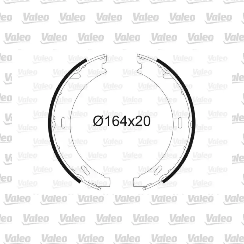 Fren Pabuçlu Balata Arka VALEO 562807 – Mercedes-Benz C 200