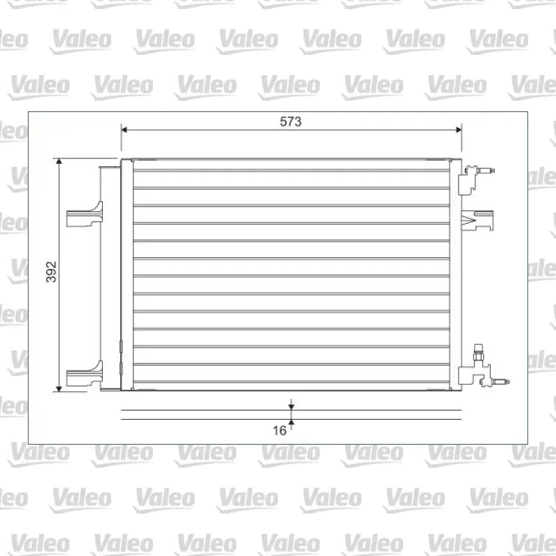 Klima Radyatörü VALEO 814201 – Opel / Chevrolet