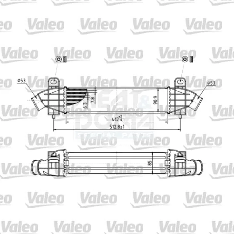 Turbo Radyatörü VALEO 817238 – Ford Mondeo
