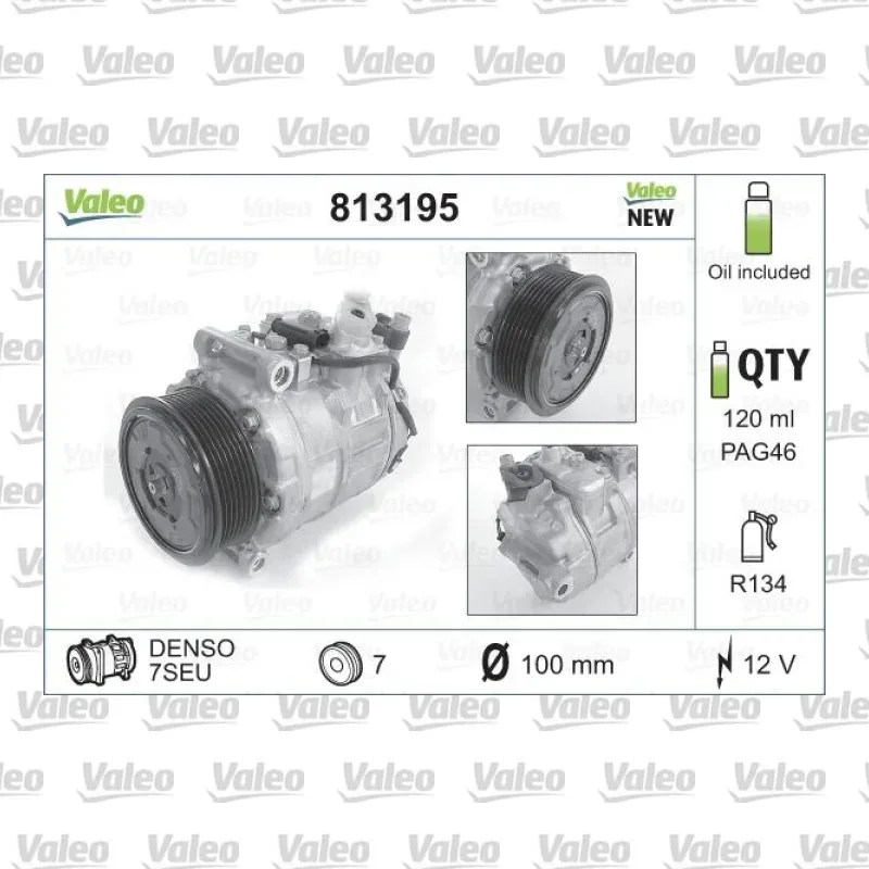 Klima Kompresörü VALEO 813195 – Mercedes-Benz E 200