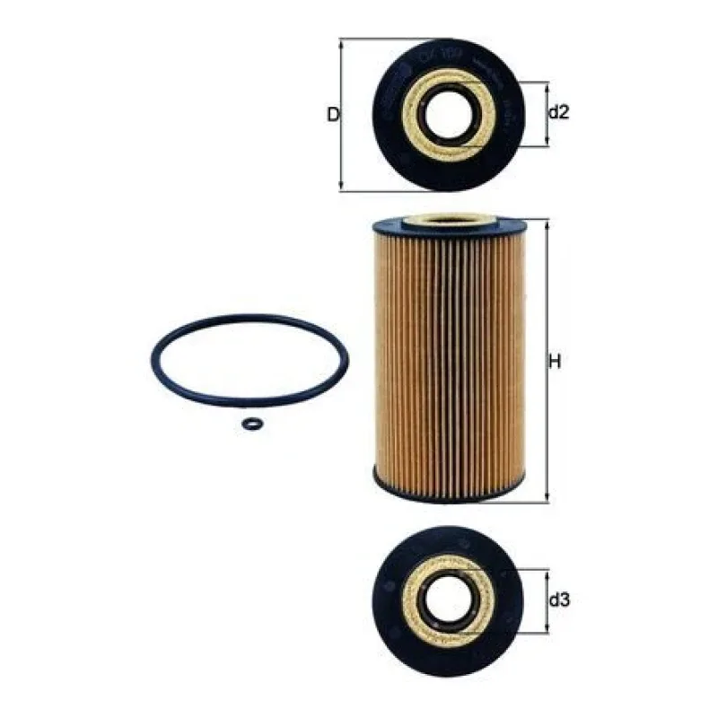 Yağ Filtresi MAHLE OX 169D – MERCEDES-BENZ G 400 / S 400