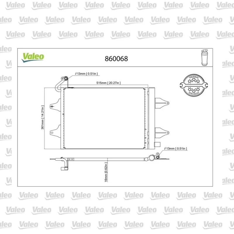 Klima Radyatörü VALEO 860068