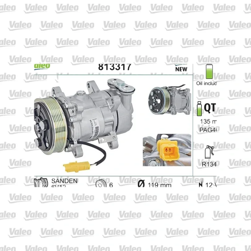Klima Kompresörü VALEO 813317