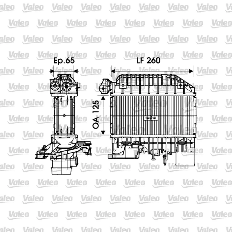 Turbo Radyatörü VALEO 817698 – Toyota Corolla / Avensis