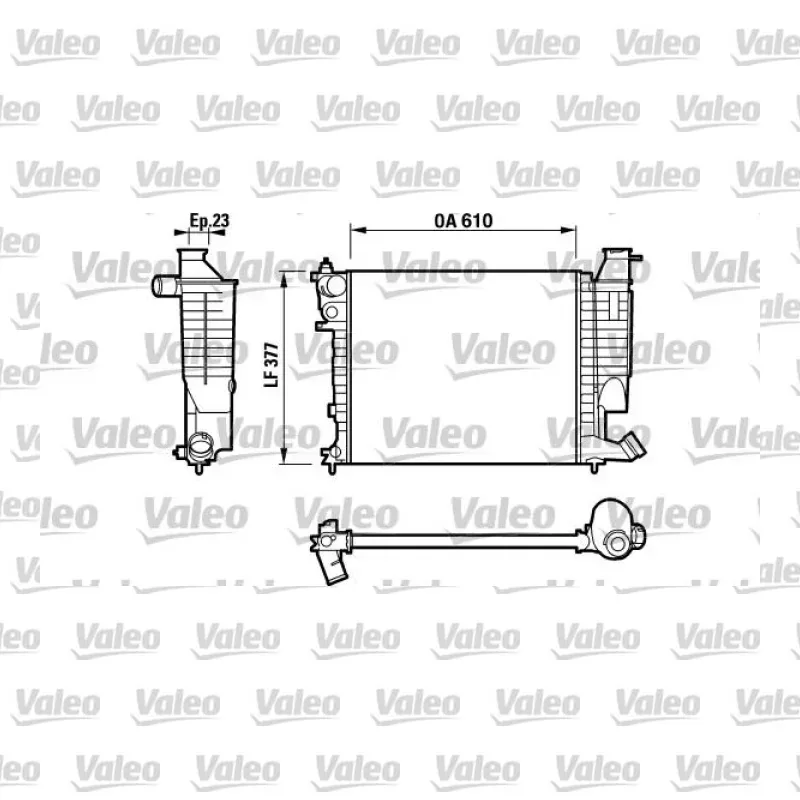 Su Radyatörü VALEO 732535 – Peugeot / Citroen