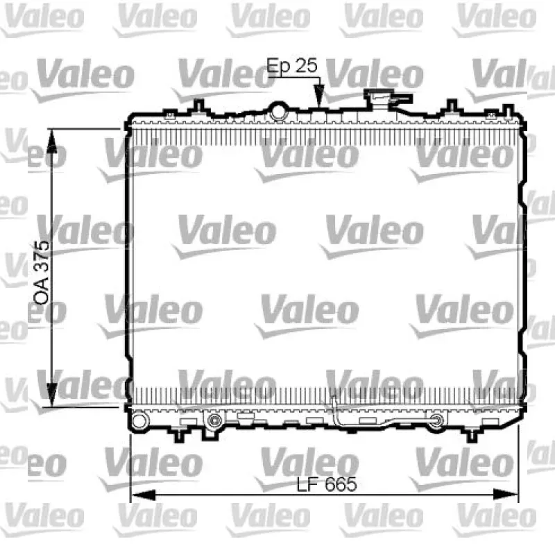 Su Radyatörü VALEO 735535 – Kia Cerato 1.6 / 2.0