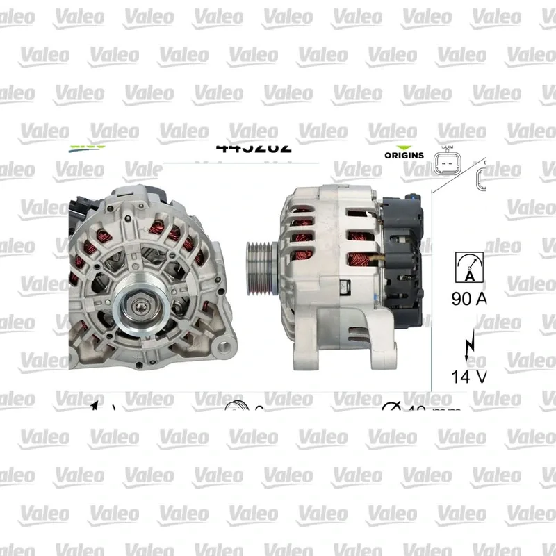 Alternatör VALEO 443282 – Peugeot / Citroen