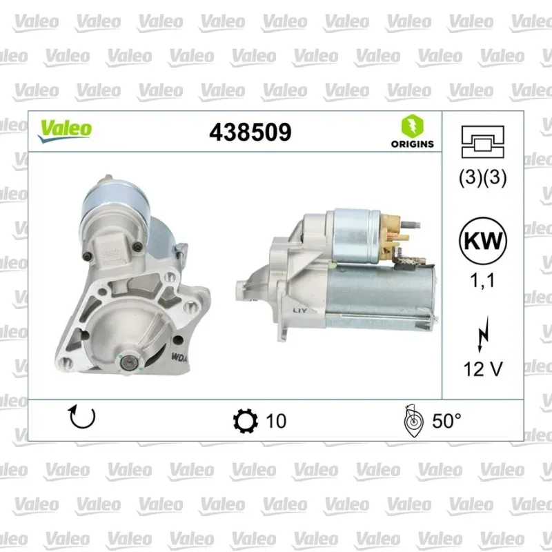 Marş Dinamosu VALEO 438509 – Renault / Dacia