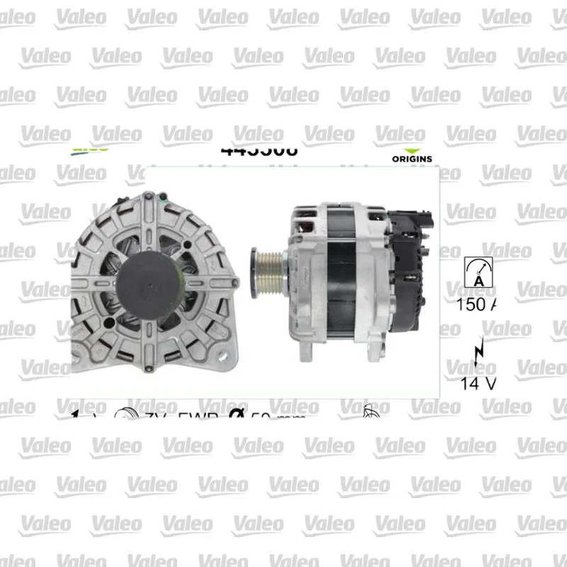 Nissan Navara 2.5 dCi Alternatör – VALEO 443308