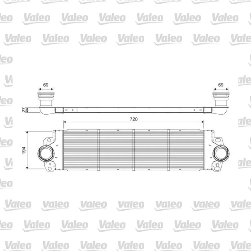 Turbo Radyatörü VALEO 818272 – Volkswagen Transporter