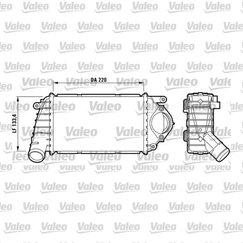 Volkswagen Polo 1.4 TDI Turbo Radyatörü – VALEO 817486