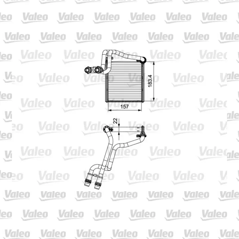 Kalorifer Radyatörü VALEO 811536 – Volkswagen Golf / Jetta