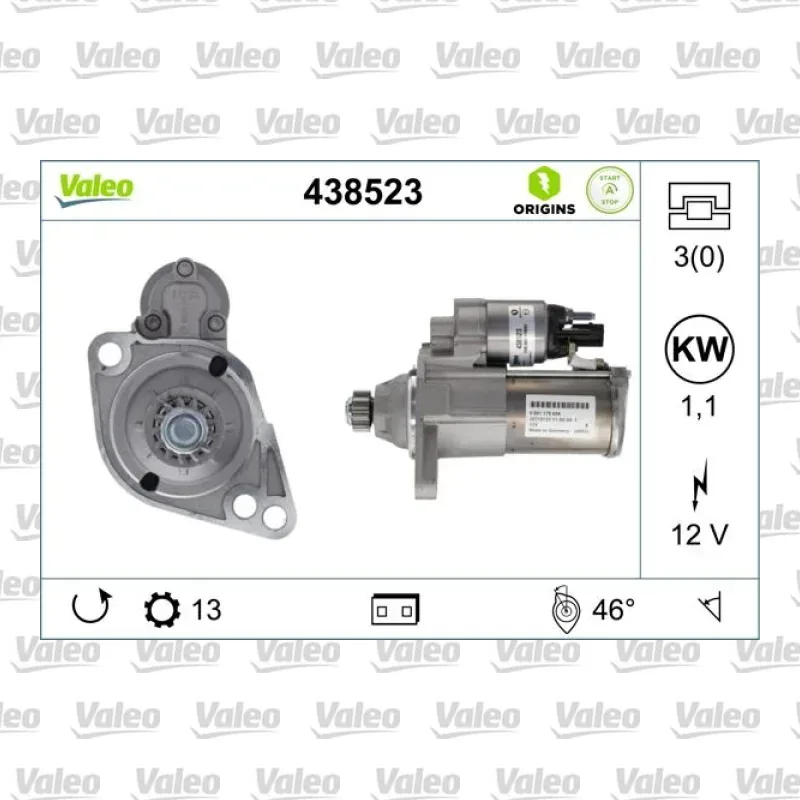 Marş Dinamosu VALEO 438523