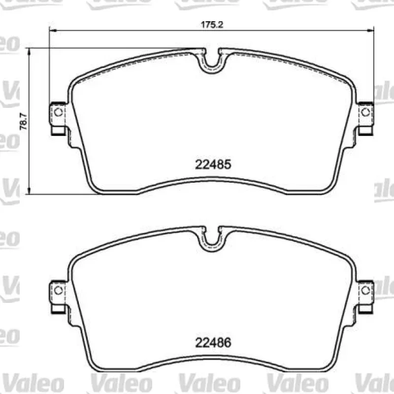 Fren Disk Balata Ön VALEO 671722 – Land Rover Range Rover