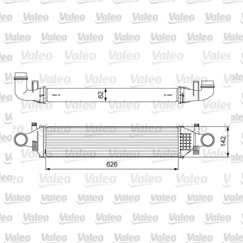 Turbo Radyatörü VALEO 818623 – Mercedes-Benz A 180