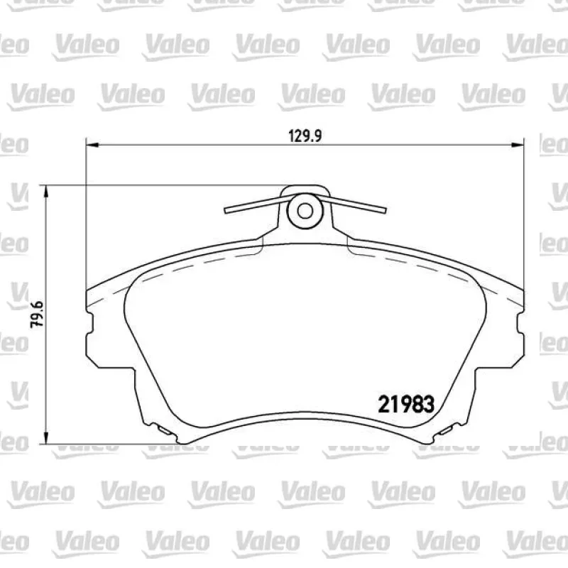 Fren Disk Balata Ön VALEO 670493 – Volvo / Mitsubishi