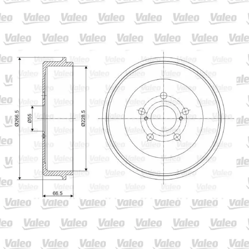Kampana Arka Sağ veya Sol VALEO 237084 – Toyota Avensis