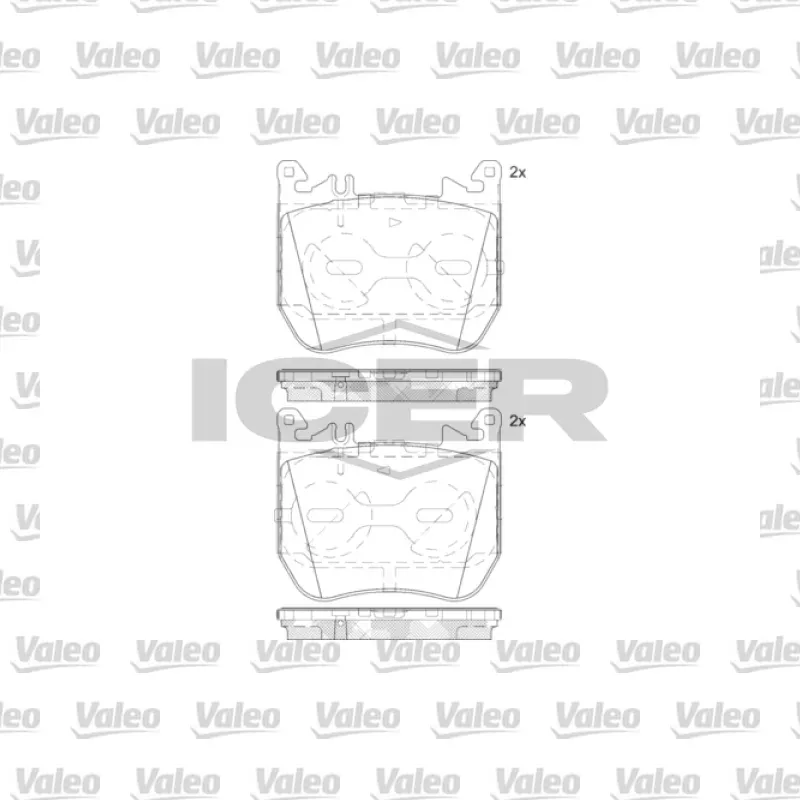 Fren Disk Balata Ön VALEO 672063 – Mercedes-Benz S 350