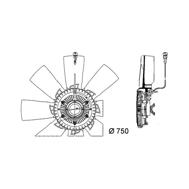 Motor Soğutma Fanı MAHLE CFF 457 000P – Volvo FH