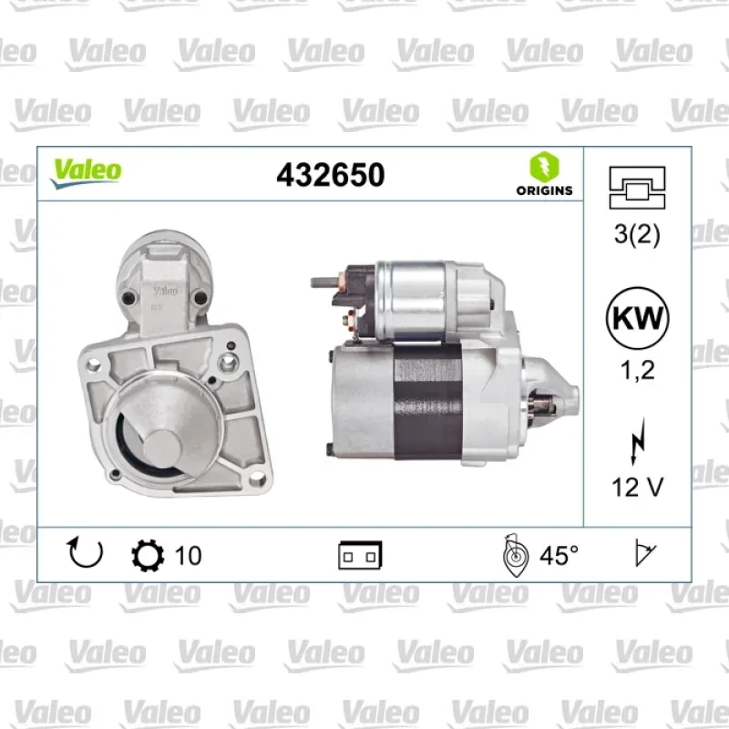 Marş Dinamosu VALEO 432650 – Fiat Panda
