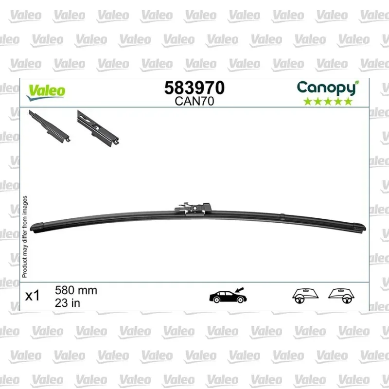 Silecek Süpürgesi Ön 580 mm - 23 inç VALEO 583970