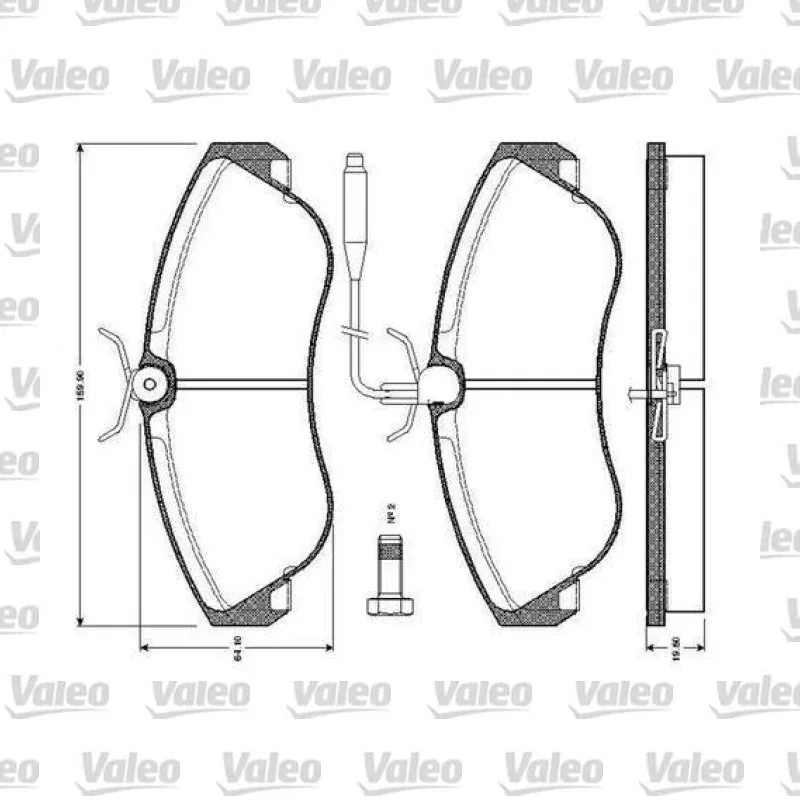 Fren Disk Balata Ön VALEO 670800