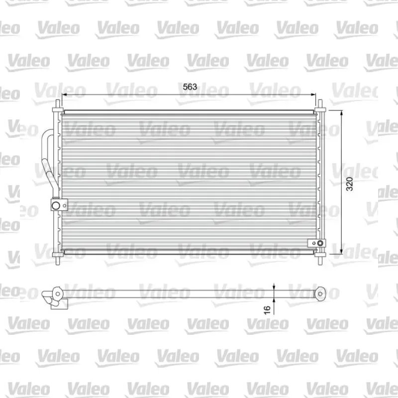 Honda CR-V 2.0 16V Klima Radyatörü – VALEO 818070