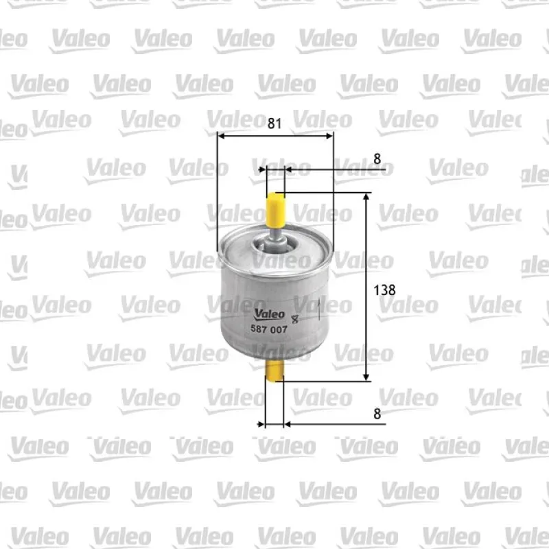 Yakıt Filtresi VALEO 587007 – Ford Fiesta