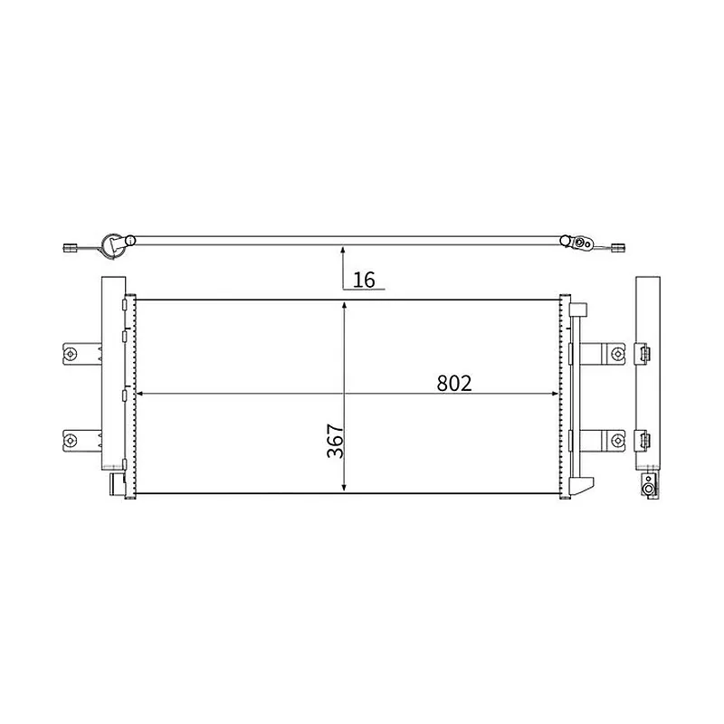 Klima Kondenseri MAHLE AC 1207 000S – Mercedes-Benz ACTROS