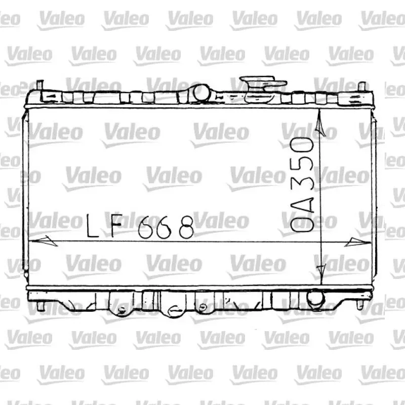 Su Radyatörü VALEO 731100 – Honda Accord