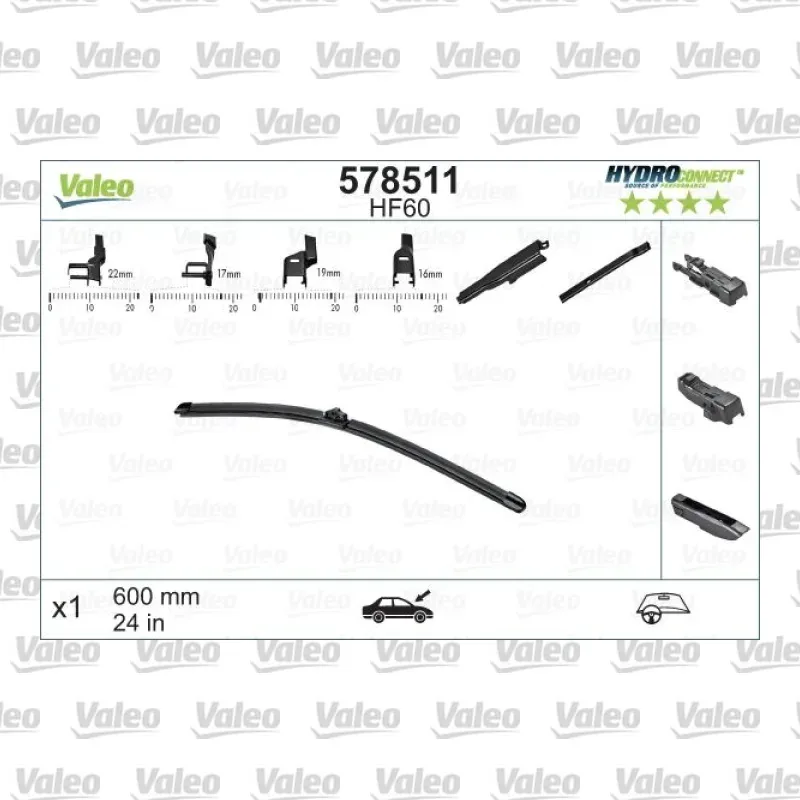 Silecek Süpürgesi Ön VALEO 578511