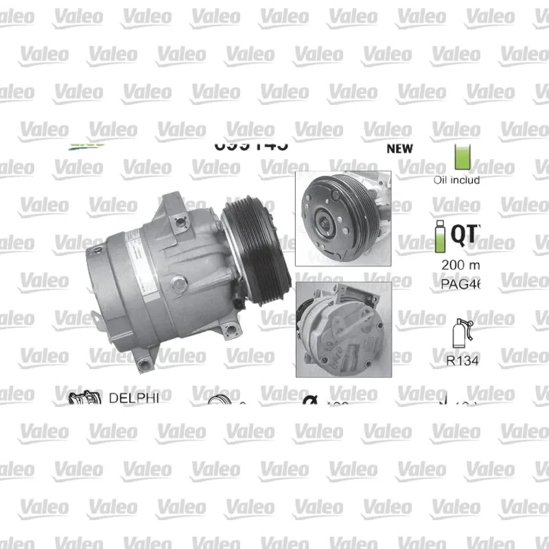 Klima Kompresörü VALEO 699143 – Renault / Opel