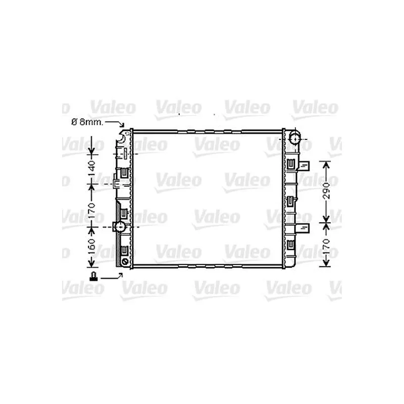 Motor Radyatörü VALEO 733422 – Mercedes-Benz ATEGO 1518 / ATEGO 1524
