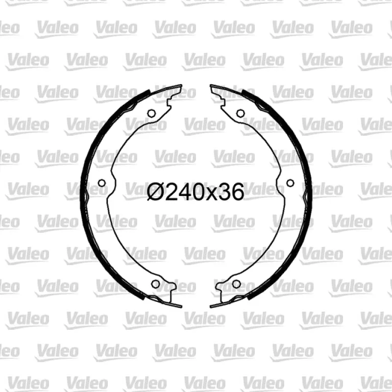 Fren Pabuçlu Balata Arka VALEO 564283 – Toyota Land Cruiser