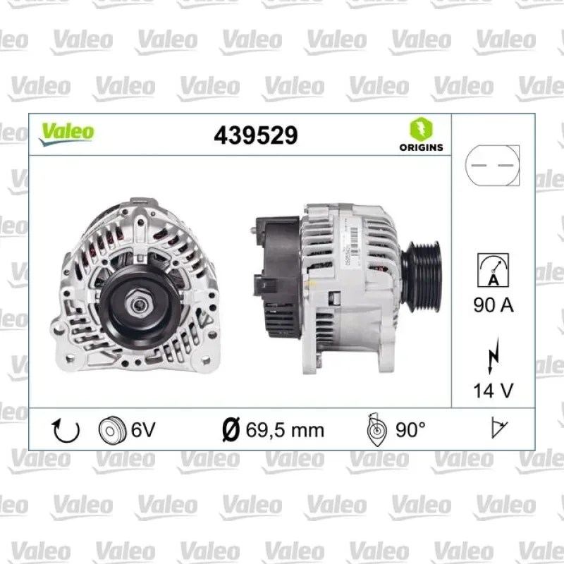 Volkswagen Transporter 2.5 TDI Alternatör – VALEO 439529