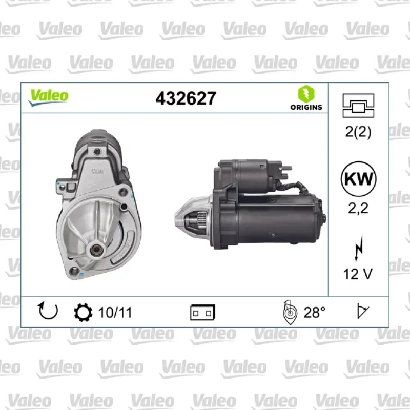 Mercedes-Benz 300 D 3.0 Marş Dinamosu – VALEO 432627